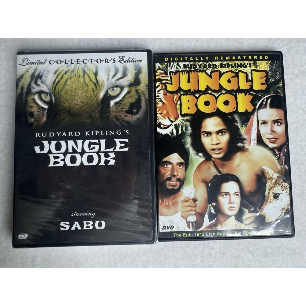 Jungle Book DVD Lot 1942 Collector Edition Rudyard‎ Kipling Movie
